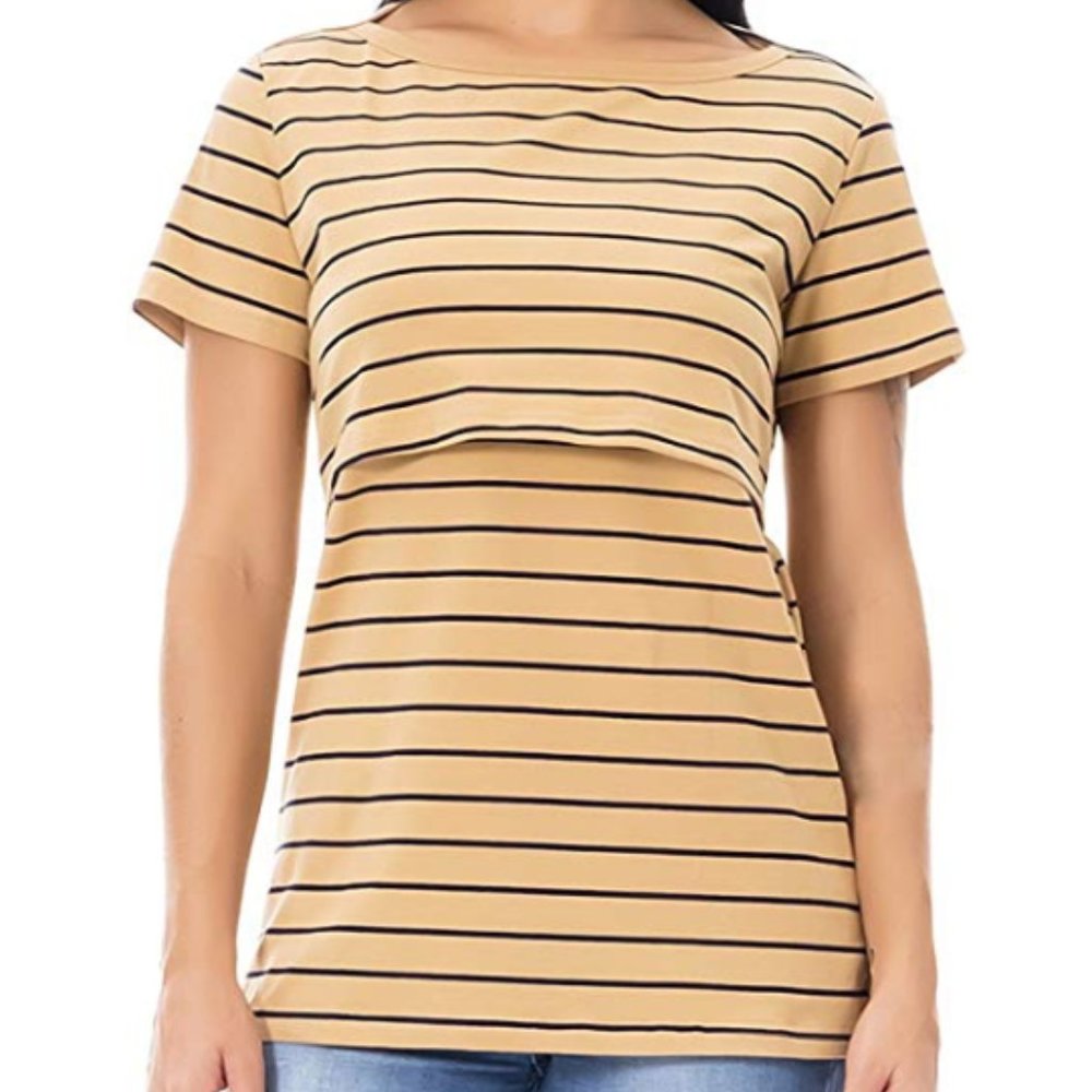 Women's Maternity Nursing Top, Short Sleeve